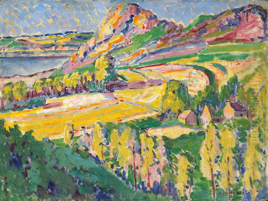 Un automne en France Oil Painting by Emily M. Carr