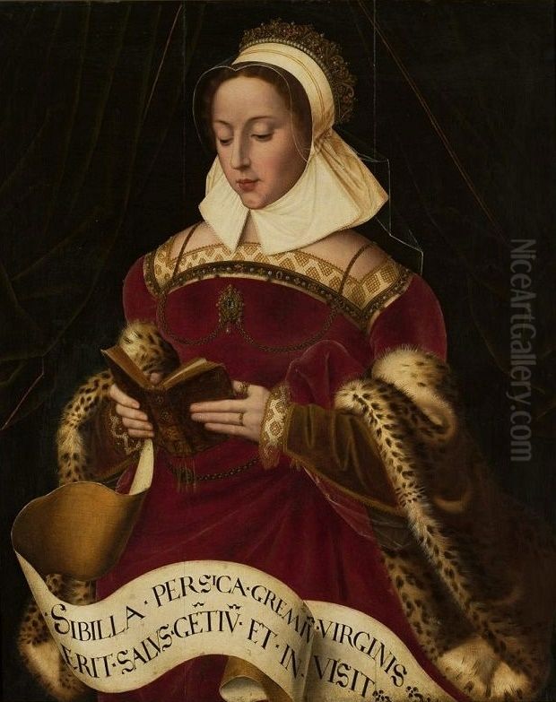 The Persian Sibyl. Oil Painting by Ambrosius Benson