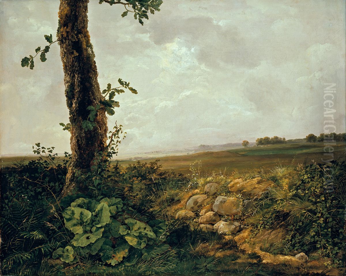 View near Presto Oil Painting by Johan Wilhelm Ludwig Dahl