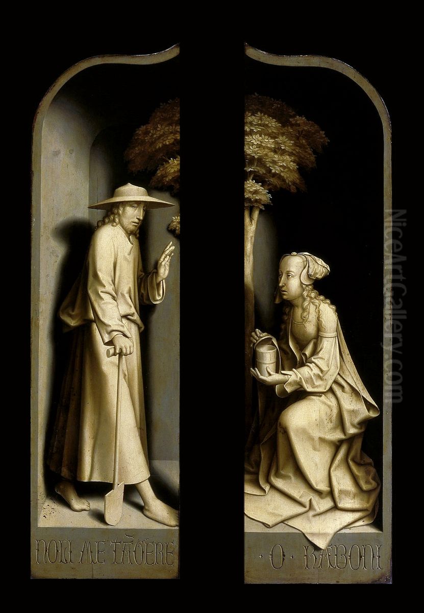 Noli me tangere. Oil Painting by Jehan Bellegambe