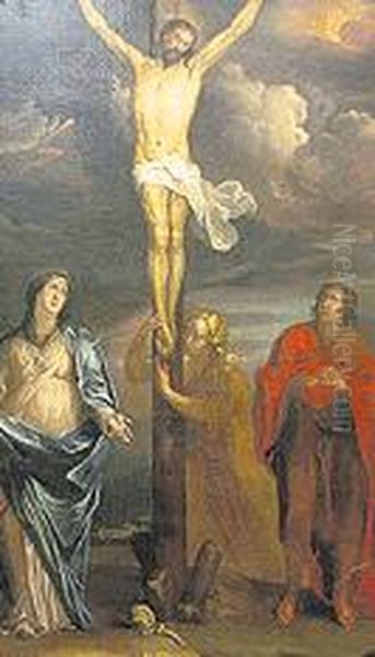 Kruisiging van Christus Oil Painting by unknown