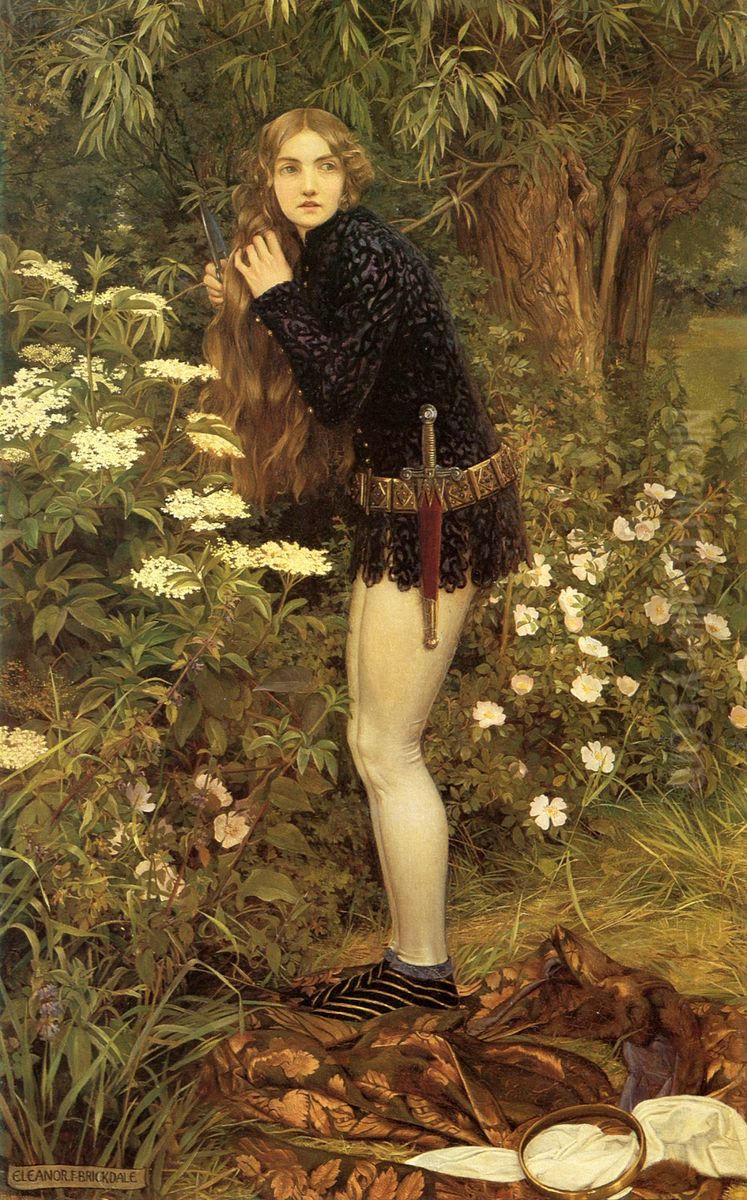 The Little Foot Page Oil Painting by Eleanor Fortescue-Brickdale