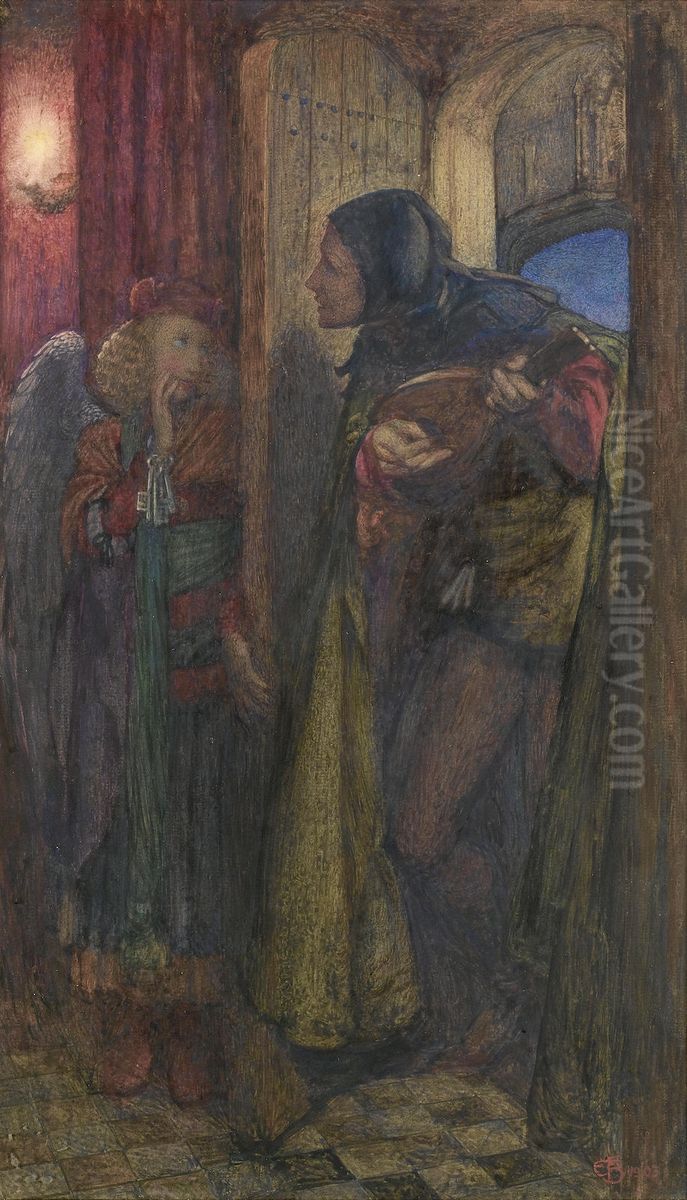 The Poet Oil Painting by Eleanor Fortescue-Brickdale