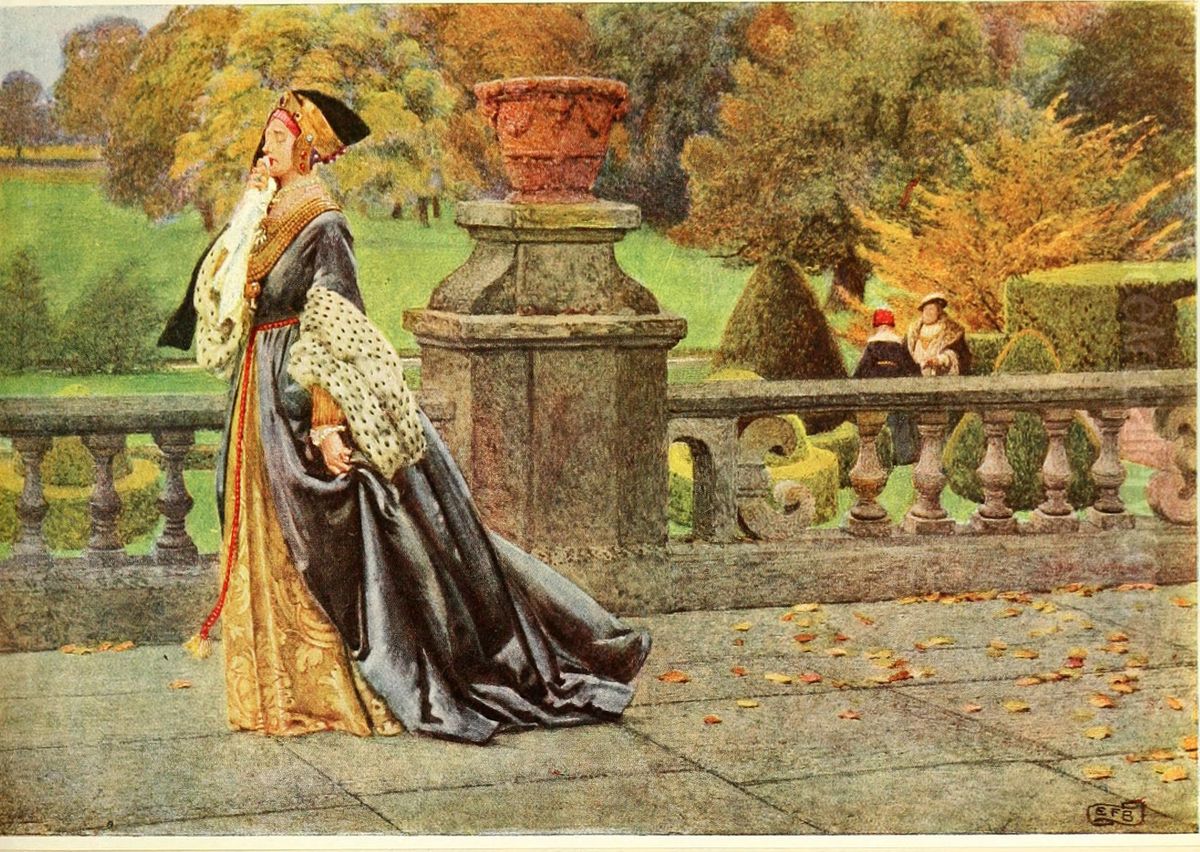Queen Katharine Oil Painting by Eleanor Fortescue-Brickdale