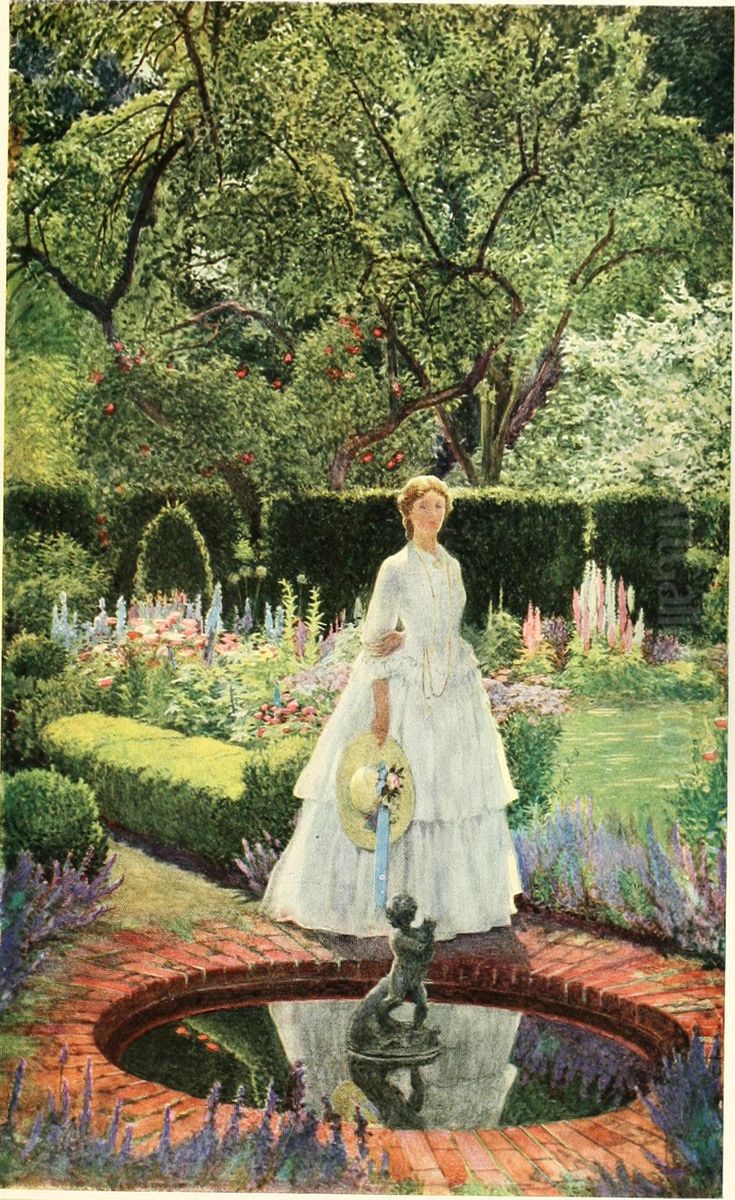 Maud is only seventeen Oil Painting by Eleanor Fortescue-Brickdale