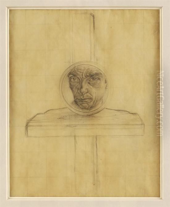 Autorretrato Oil Painting by Julio Castellanos