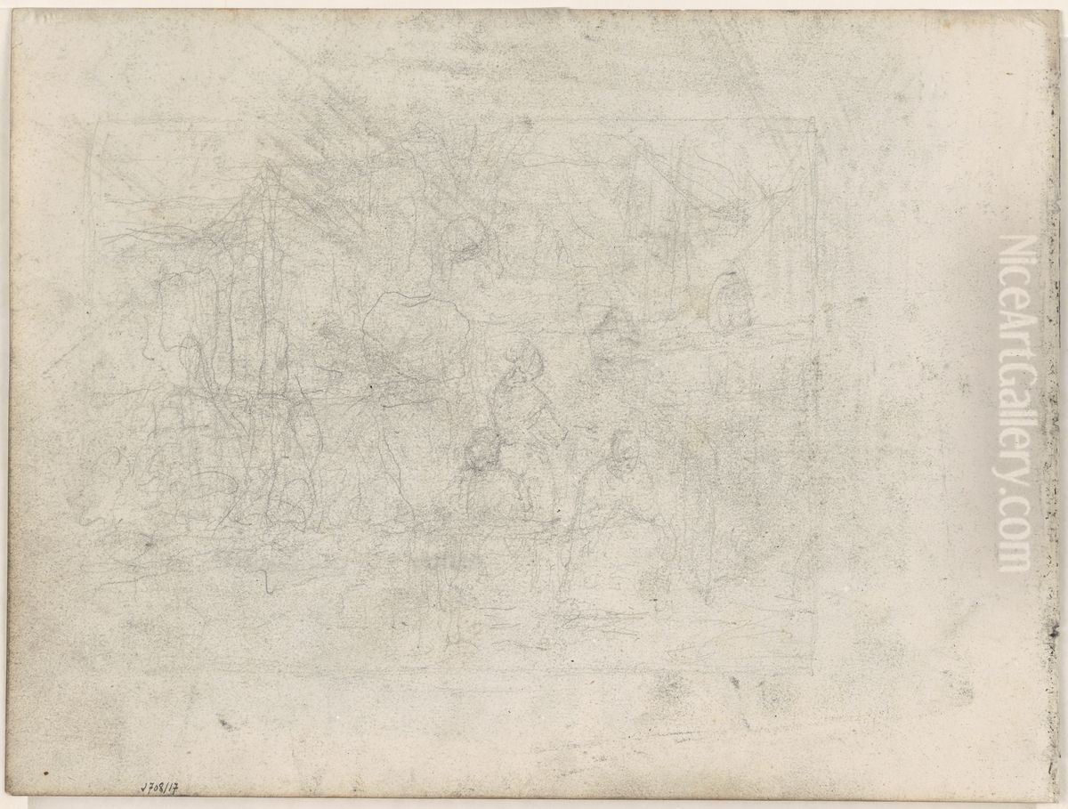 Genretafereel Oil Painting by James Ensor