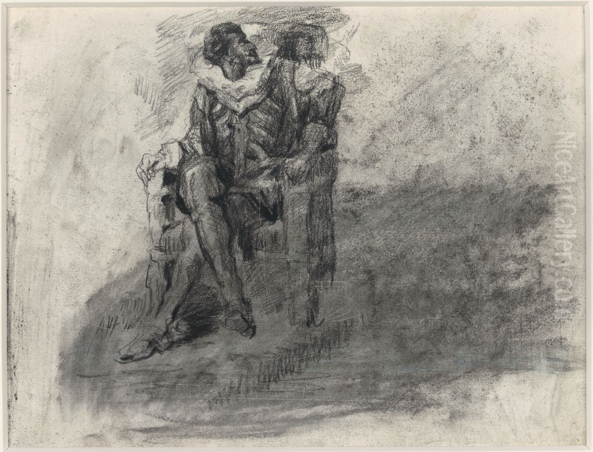 Don Quichotte Oil Painting by James Ensor