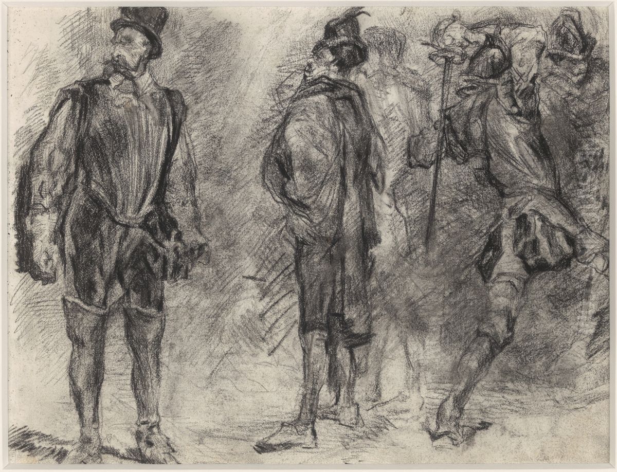 Don Quichotte Oil Painting by James Ensor