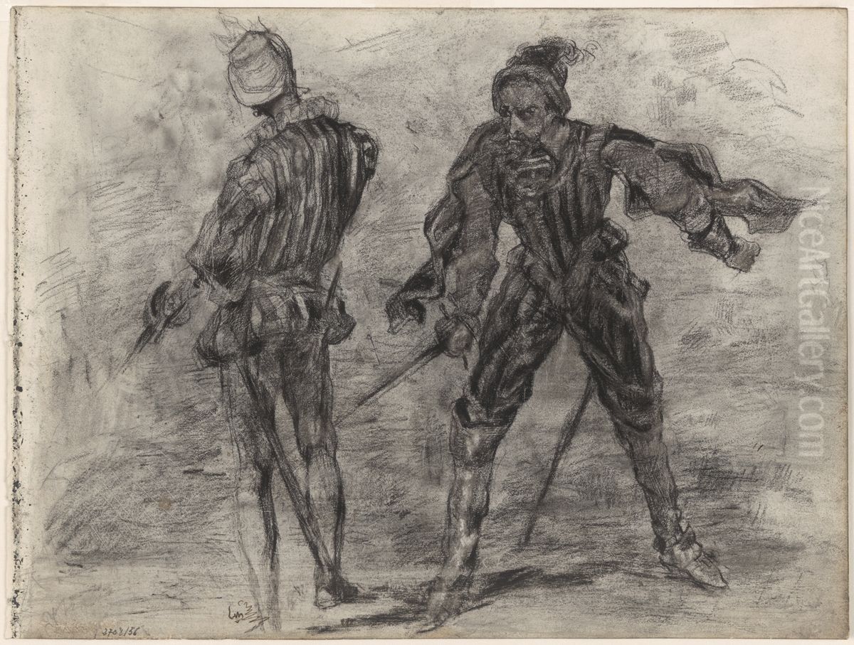 Don Quichotte Oil Painting by James Ensor