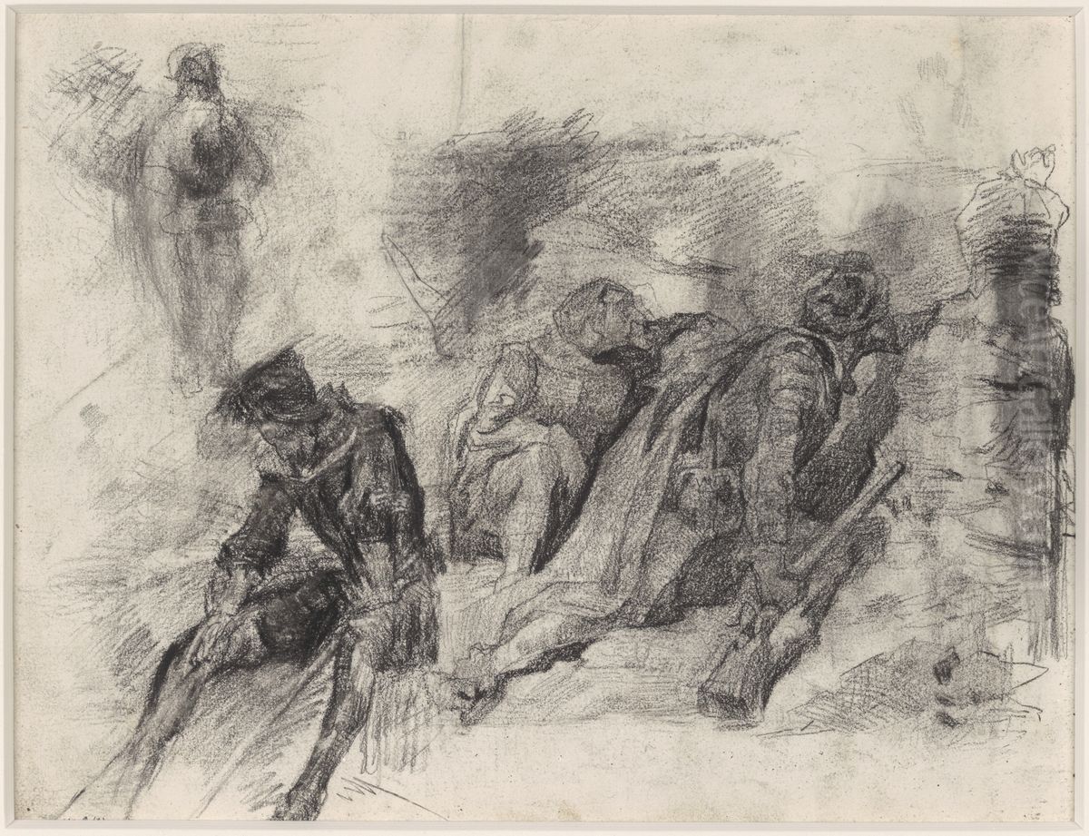 Don Quichotte Oil Painting by James Ensor