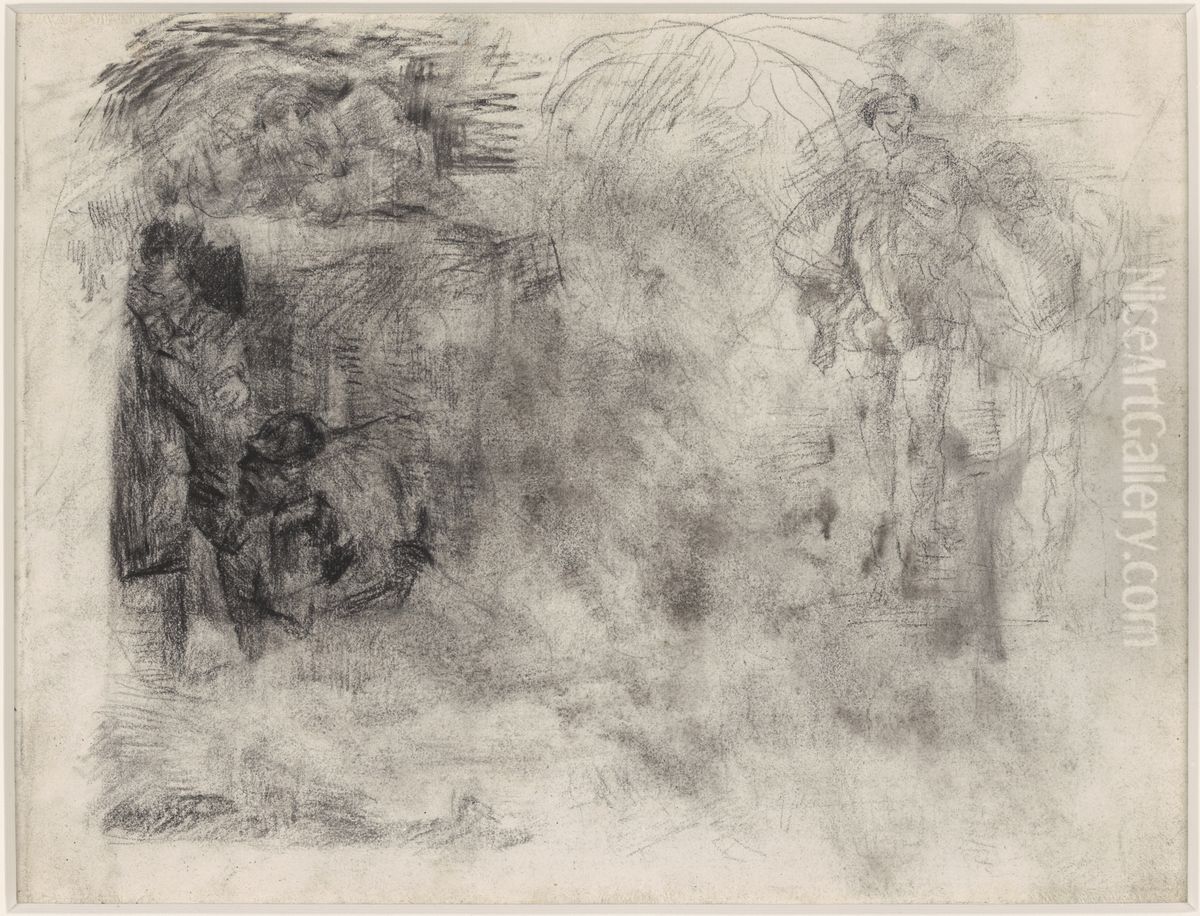 Don Quichotte Oil Painting by James Ensor