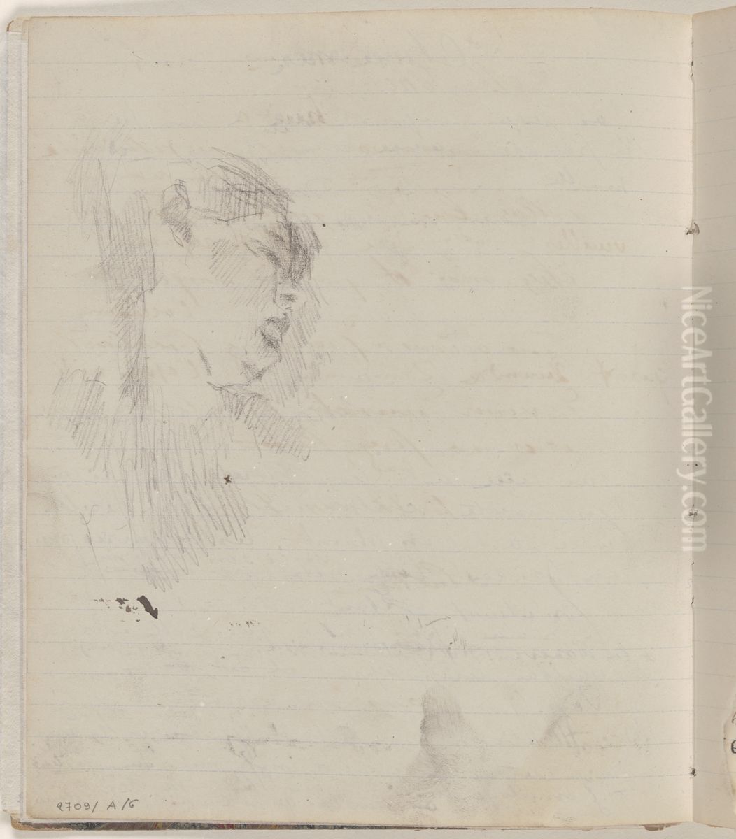 Slapend meisje Oil Painting by James Ensor