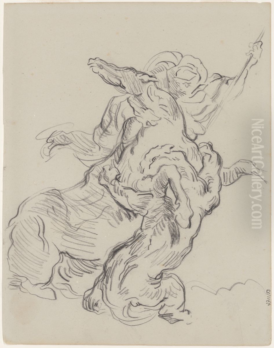 Tijgerjacht Oil Painting by James Ensor