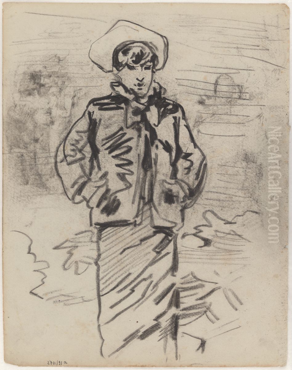 Toneelfiguur Oil Painting by James Ensor