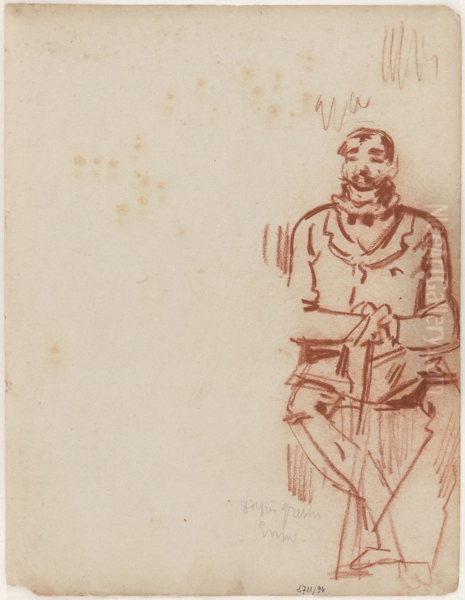 Fantasia Oil Painting by James Ensor