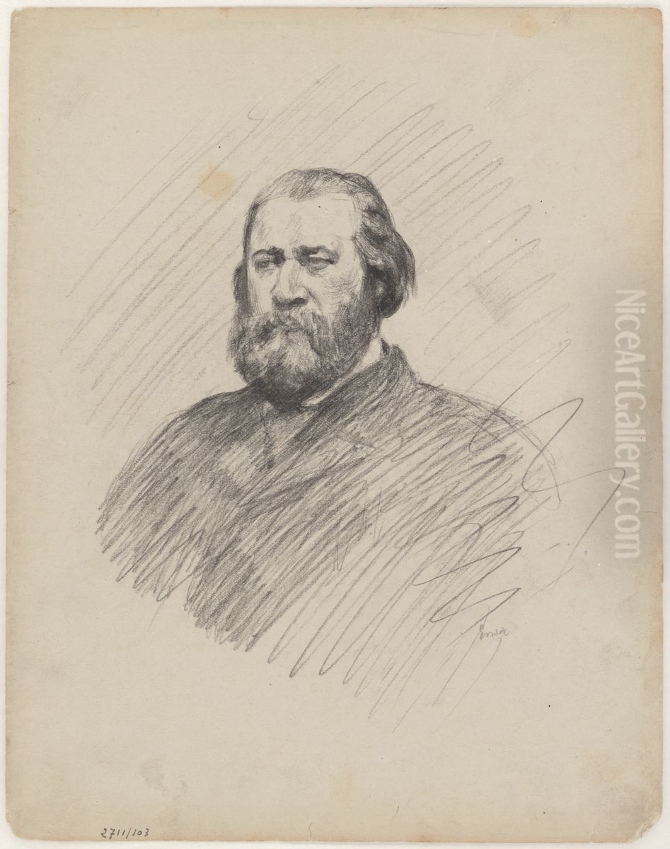 The Painter Jean Francois Millet Oil Painting by James Ensor