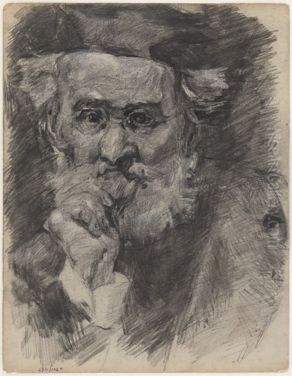 The Painter Jean Francois Millet Oil Painting by James Ensor