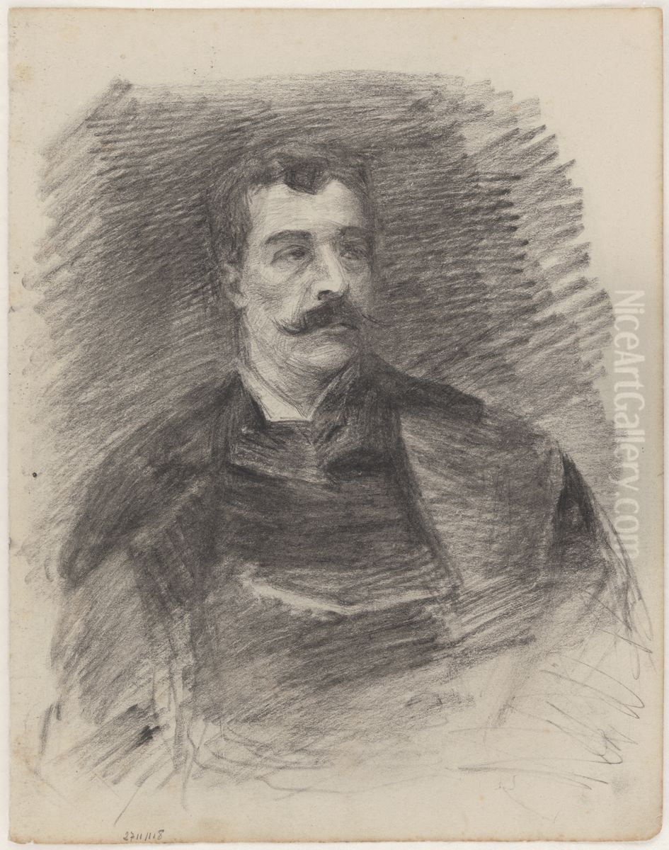 Portrait of a Man Oil Painting by James Ensor