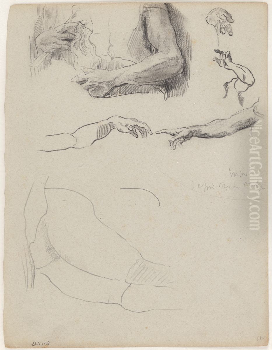 Arms and Hands Oil Painting by James Ensor