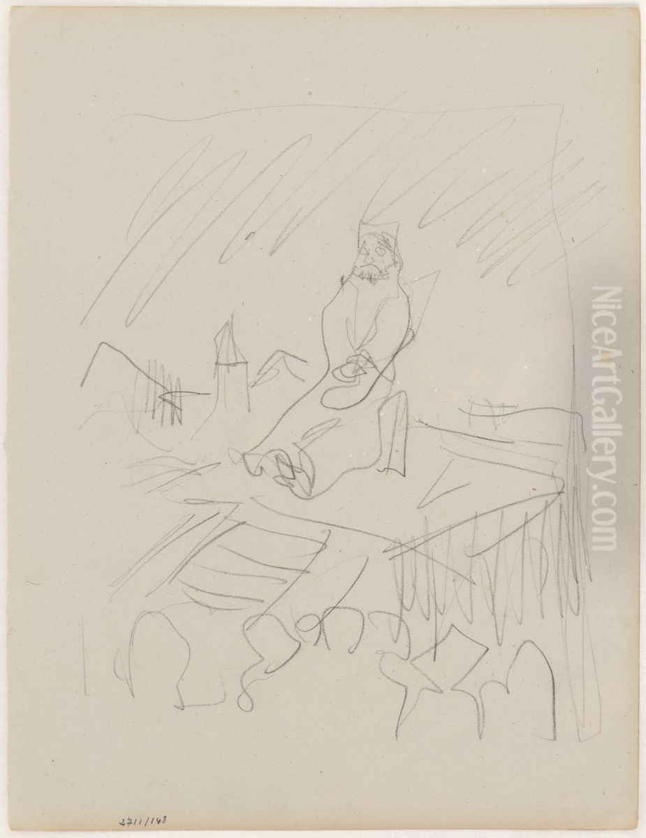 Execution by Garrote Oil Painting by James Ensor