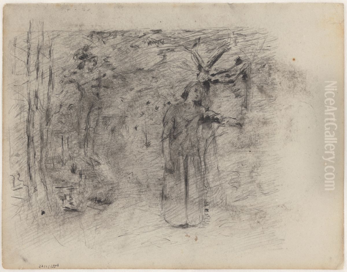 Joan of Arc Oil Painting by James Ensor