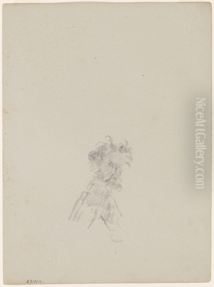 Self Portrait Oil Painting by James Ensor