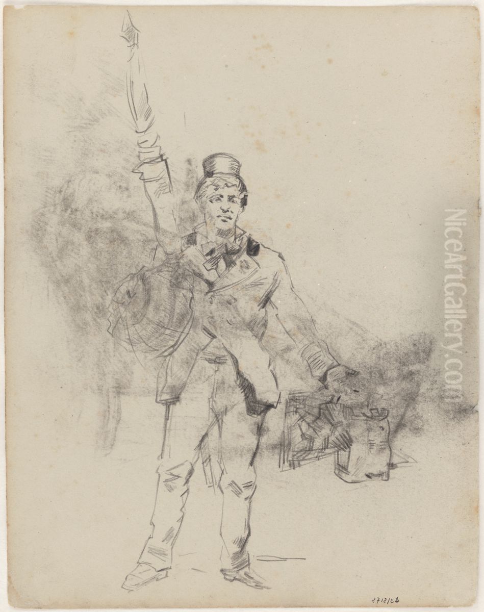 Kopie naar Grevin Oil Painting by James Ensor