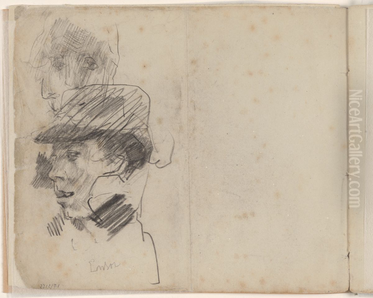 Portrait of a Man Oil Painting by James Ensor