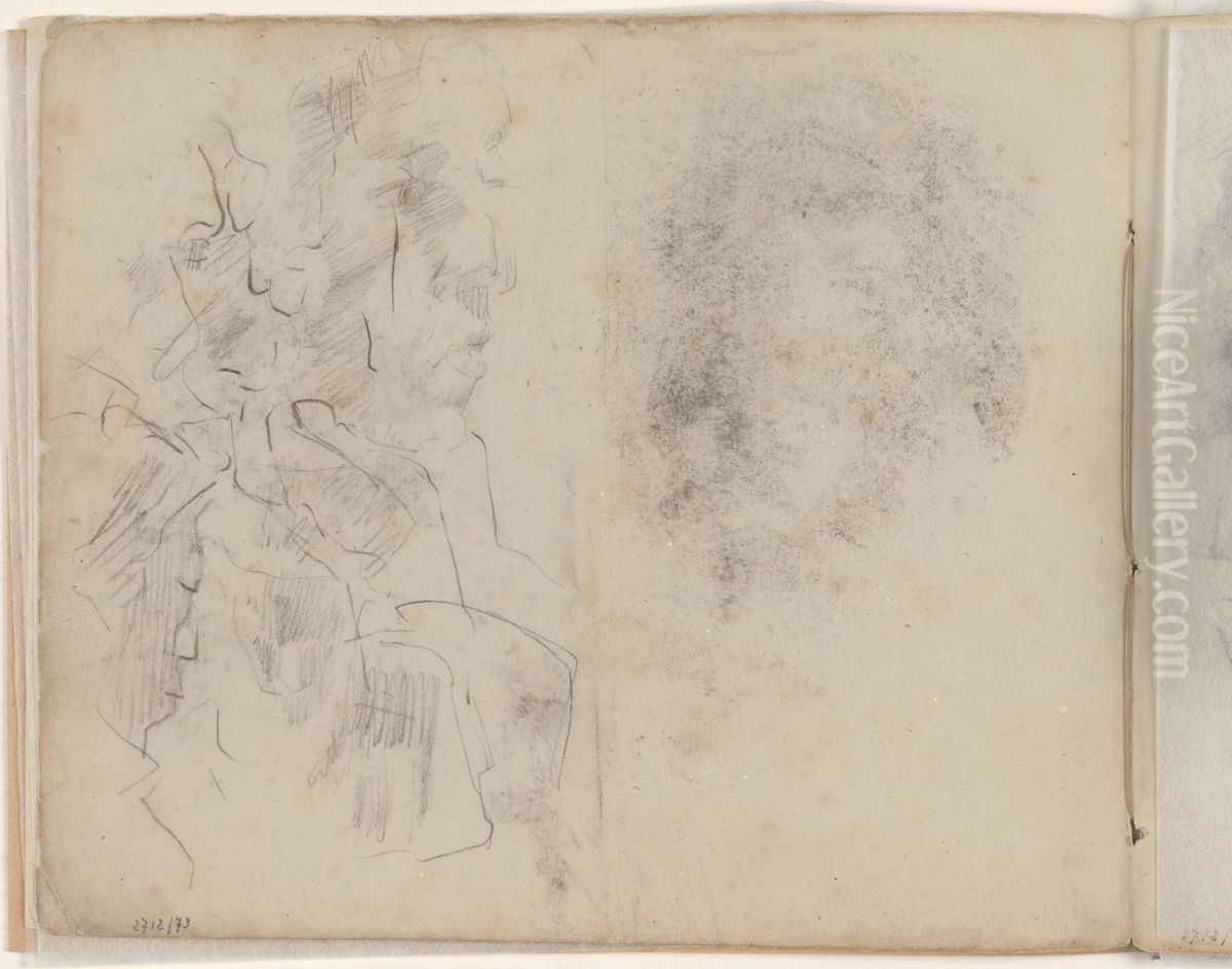 Moeder van Ensor Oil Painting by James Ensor