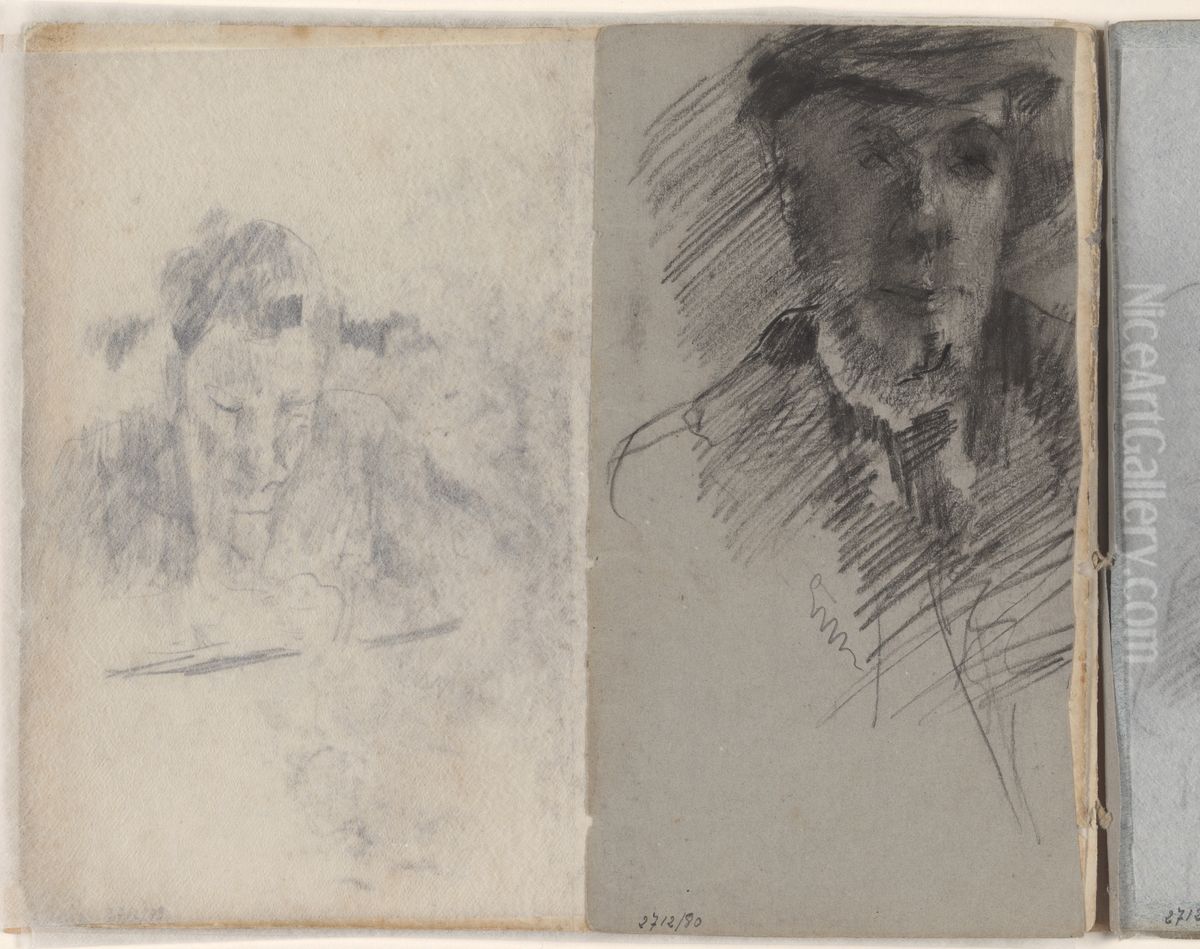 Portrait of a Man Oil Painting by James Ensor