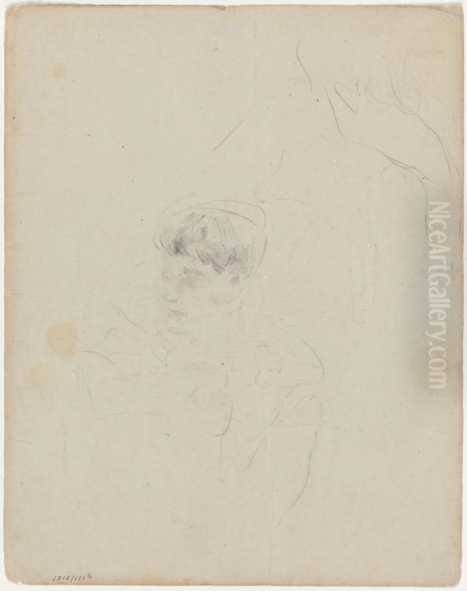 Jonge vrouw Oil Painting by James Ensor