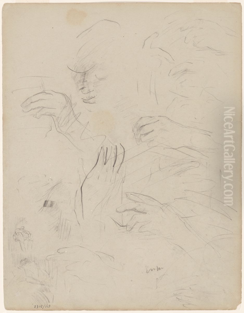 Handen Oil Painting by James Ensor