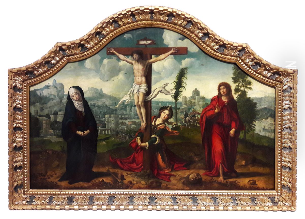 Crucifixion Oil Painting by Pieter Coecke Van Aelst