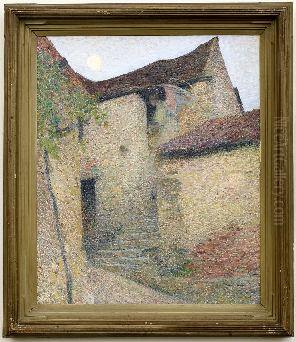 Charite Oil Painting by Henri-Jean Guillaume Martin