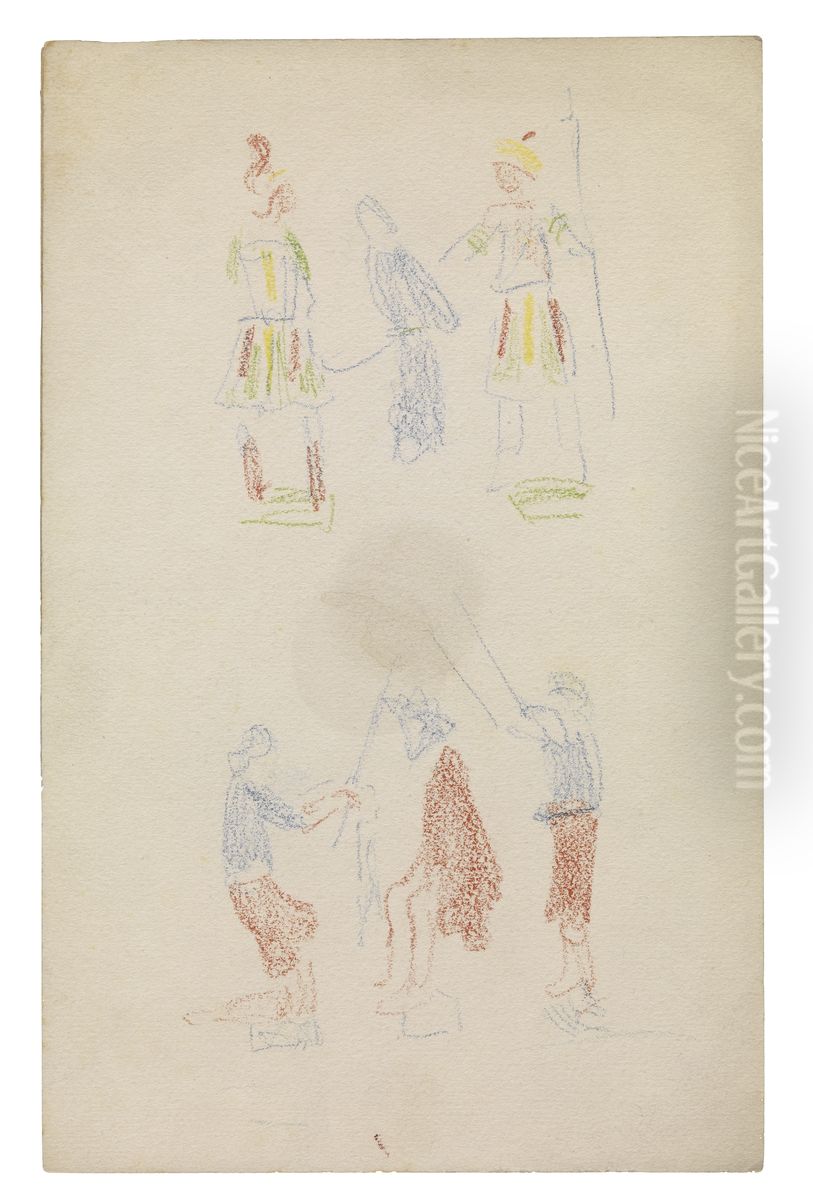 De boeteprocessie van Veurne Oil Painting by James Ensor