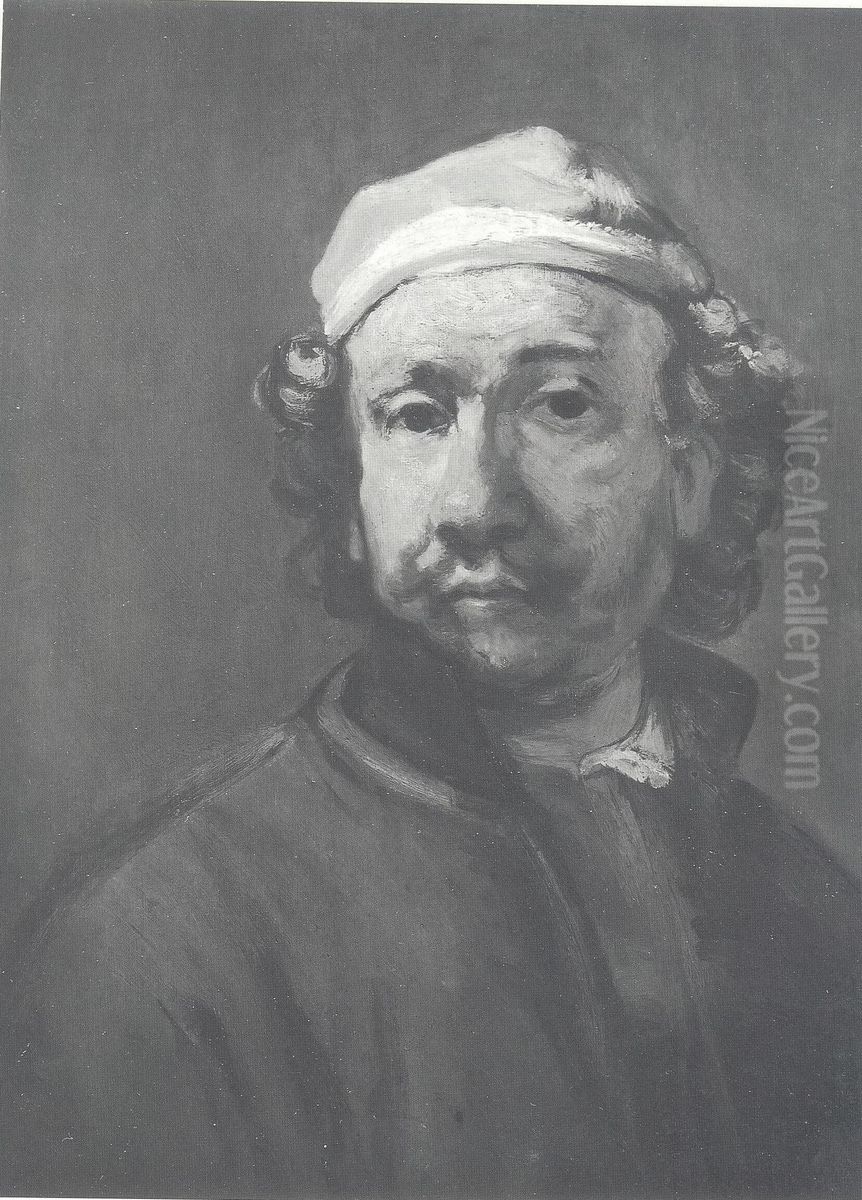 Portrait of Rembrandt Oil Painting by Rembrandt