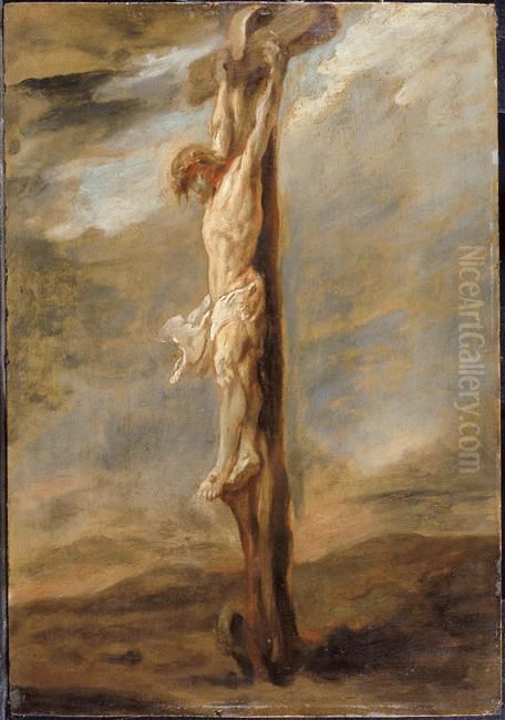 Crucifixion Oil Painting by Rembrandt