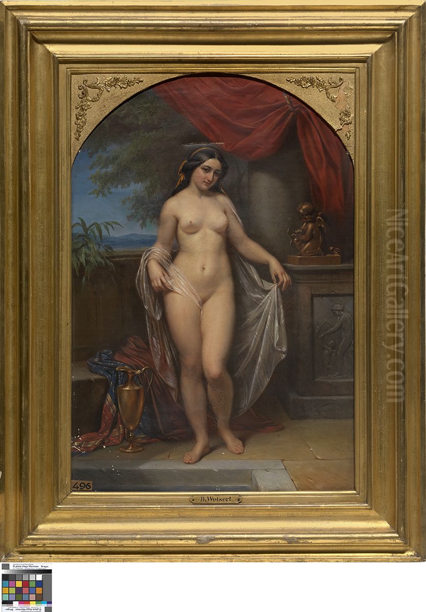 Odalisk Oil Painting by Bernard Pieter Weiser