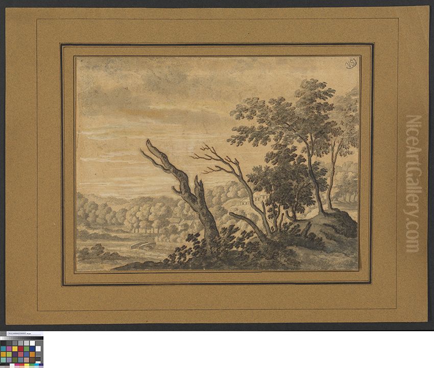 Landschap Oil Painting by Francesco Zuccarelli