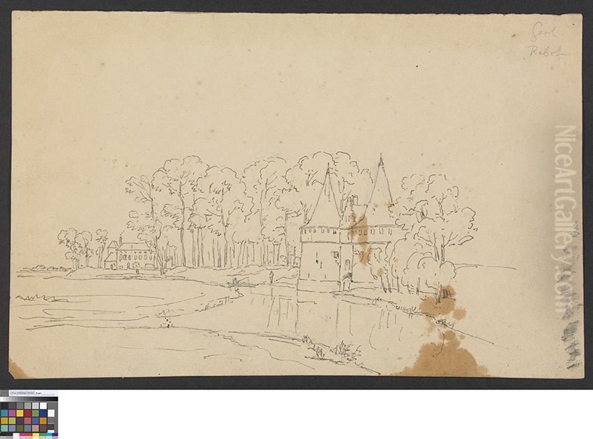 Het Rabot in Gent Oil Painting by Pieter-Frans De Noter