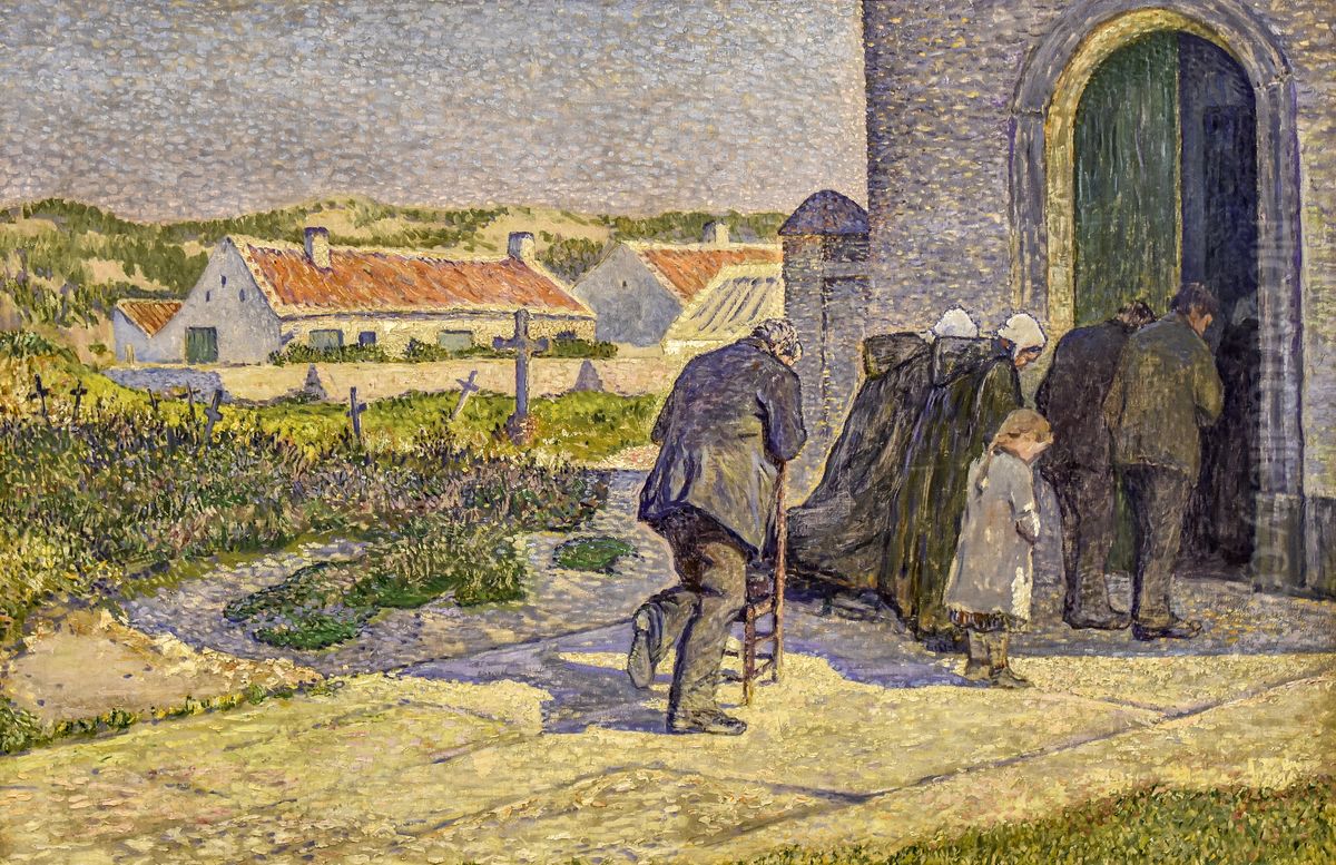 During the Elevation Oil Painting by Anna Boch