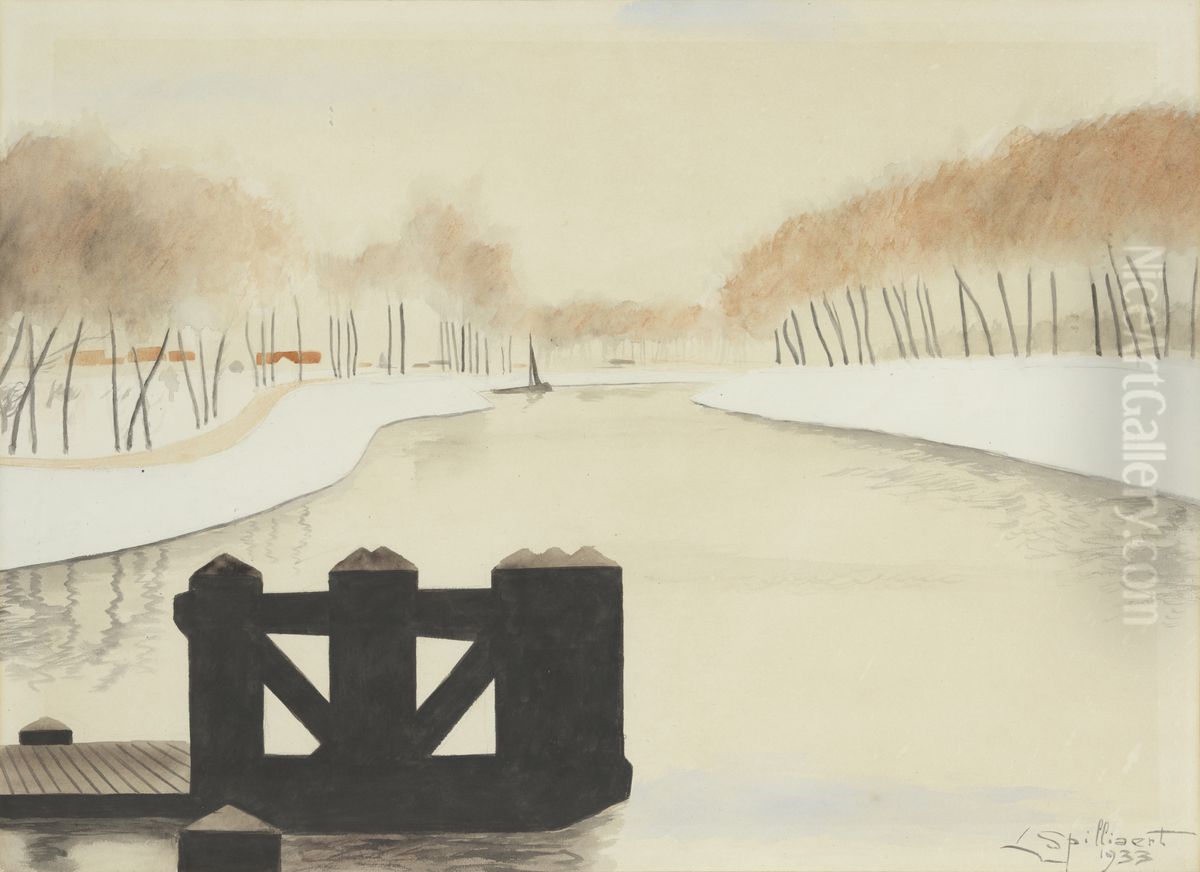 De Keignaertkreek in Zandvoorde Oil Painting by Leon Spilliaert