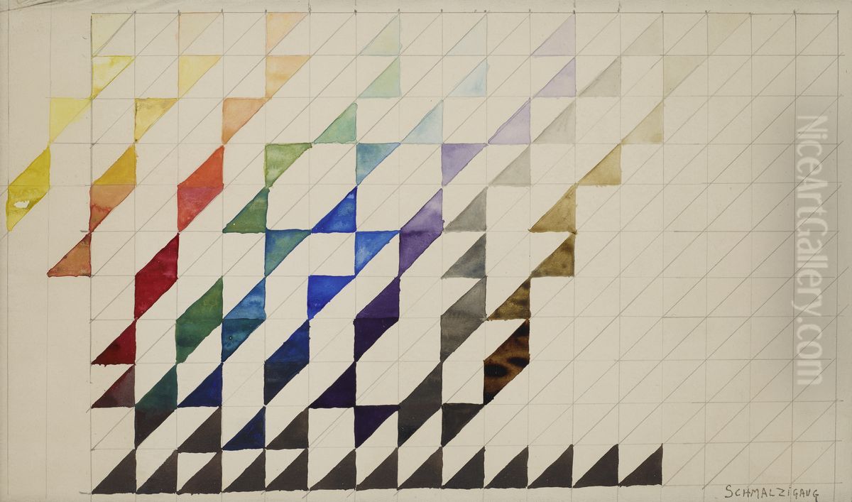 Compositie Oil Painting by Jules Schmalzigaug