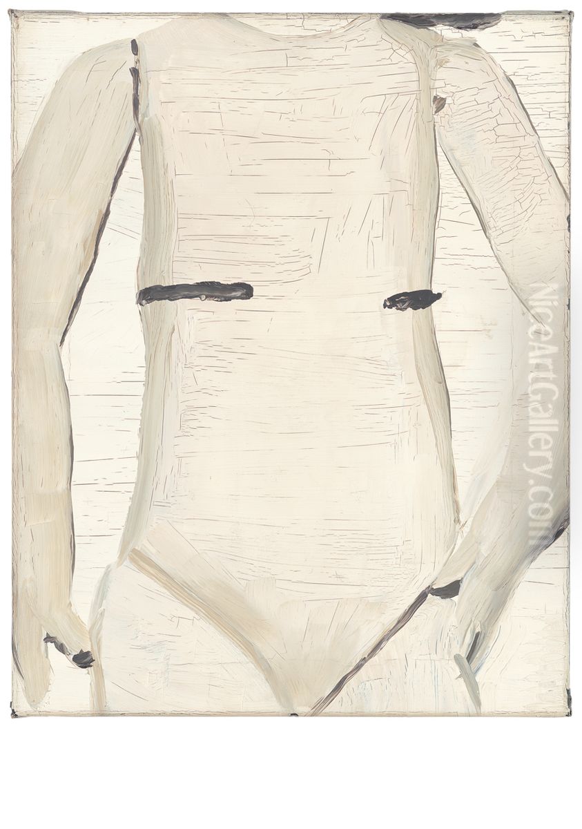 Body Oil Painting by Luc Tuymans