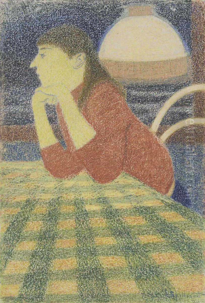 Leunende vrouw Oil Painting by Leon Spilliaert