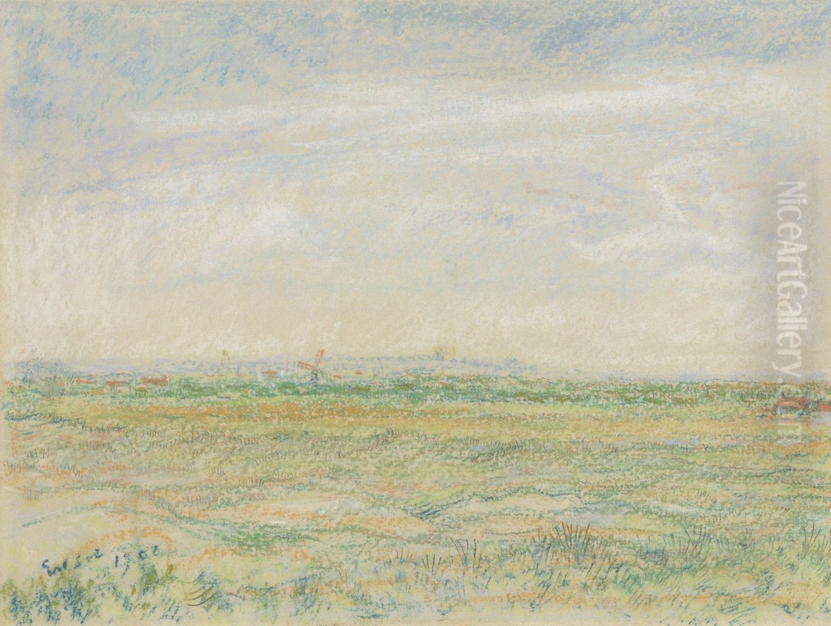 Gezicht op Mariakerke Oil Painting by James Ensor