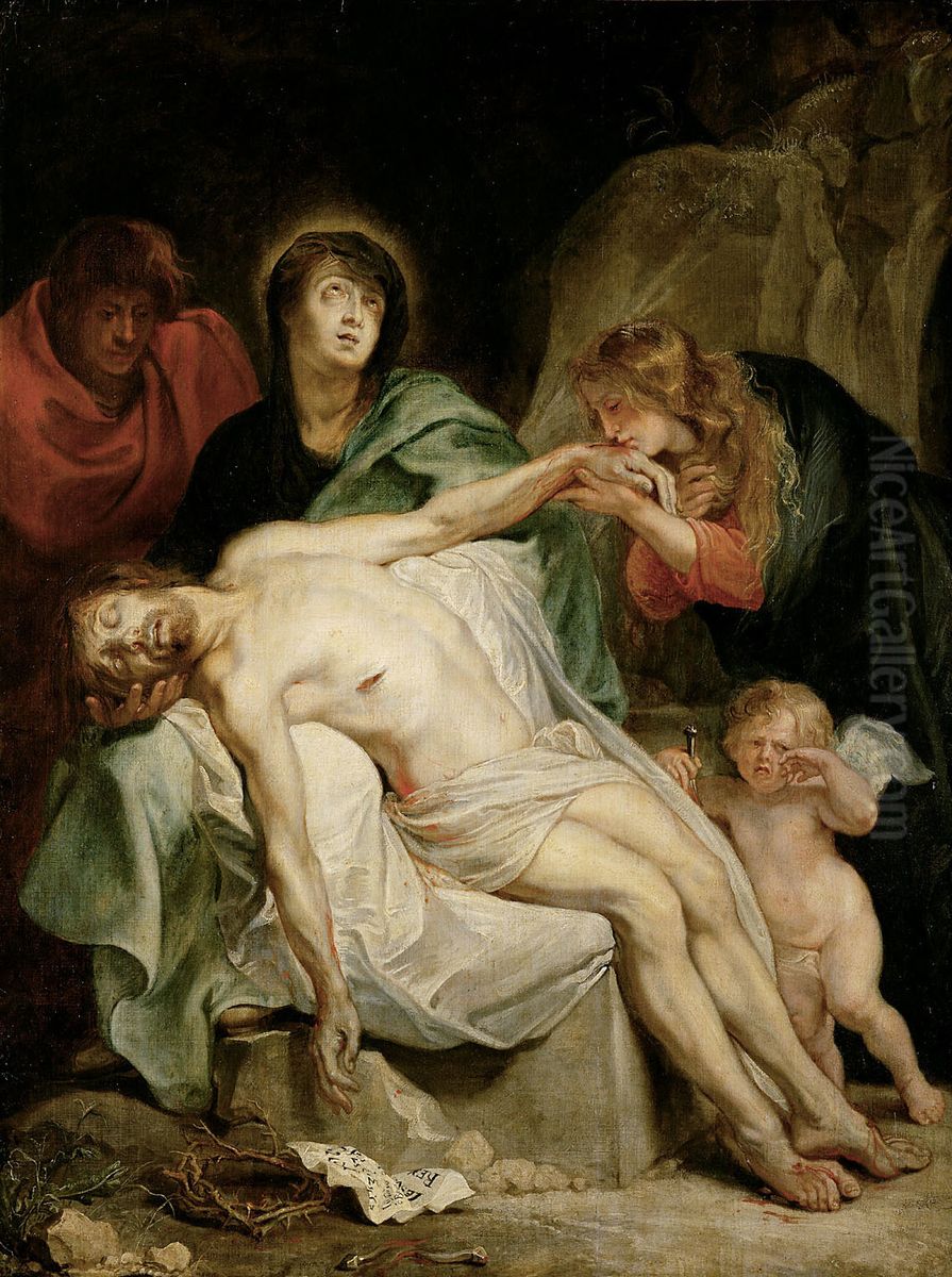 Lamentation Oil Painting by Sir Anthony Van Dyck