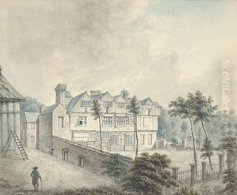 Abervechan front Oil Painting by John Ingleby