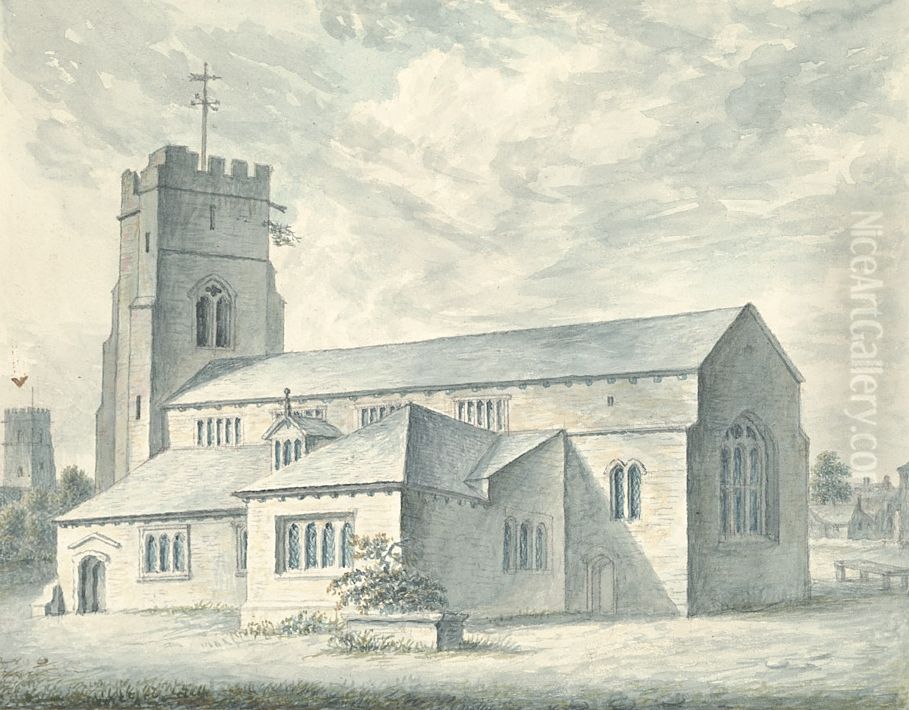 Farn Oil Painting by John Ingleby